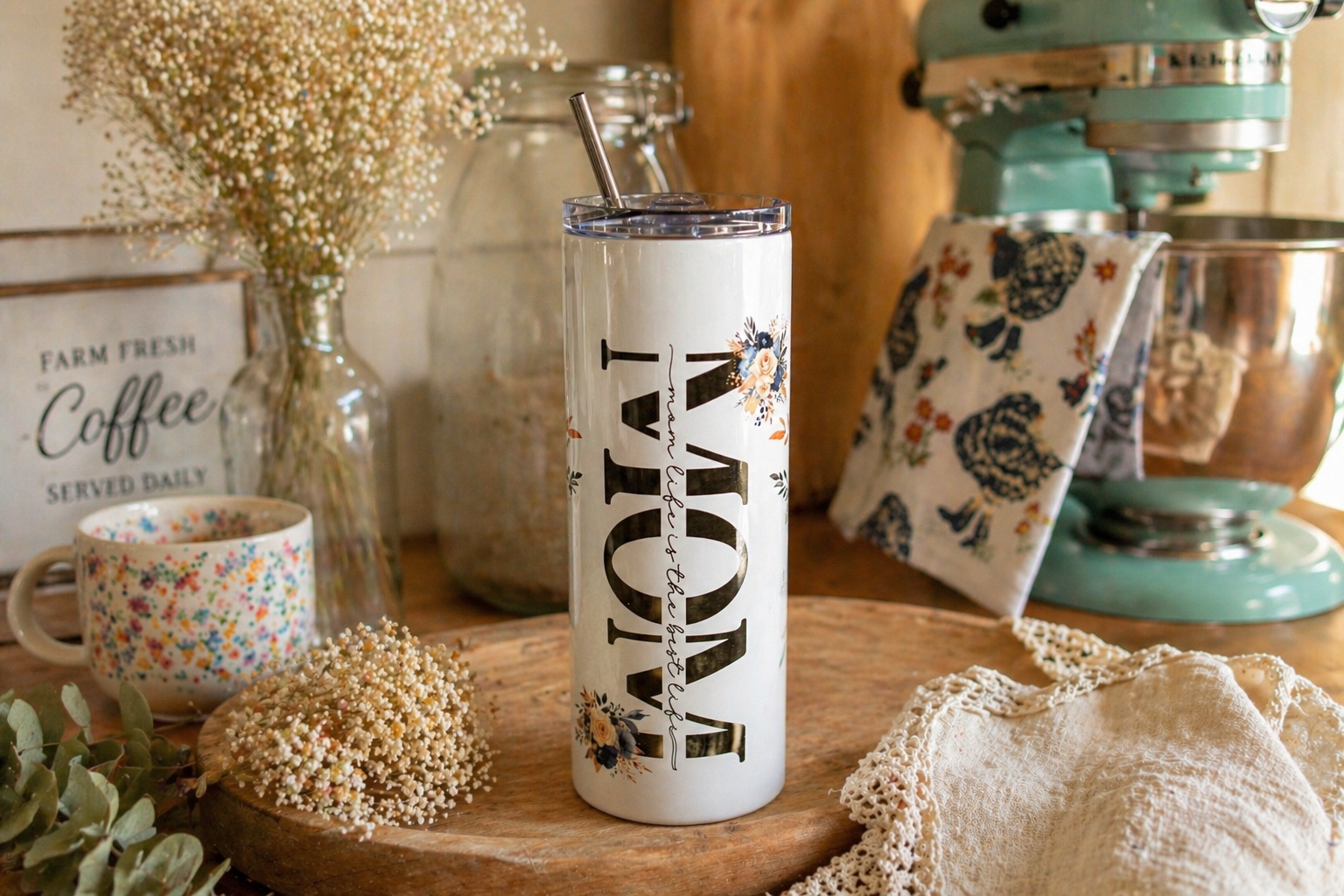 20 oz Mom Tumbler